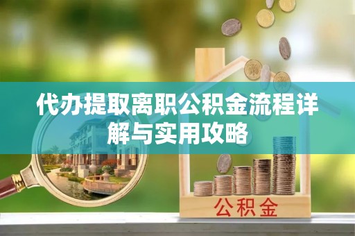暖暖代办提取离职公积金流程详解与实用攻略