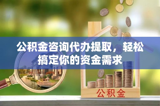 暖暖公积金咨询代办提取，轻松搞定你的资金需求