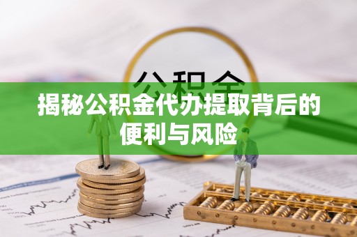 暖暖揭秘公积金代办提取背后的便利与风险