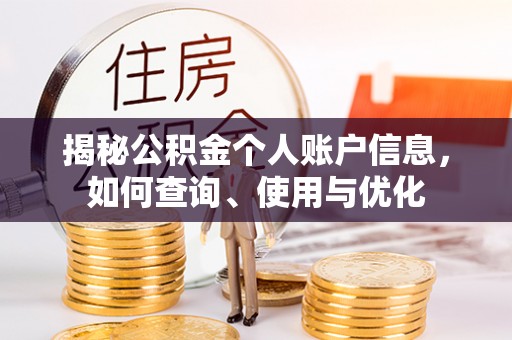 暖暖揭秘公积金个人账户信息，如何查询、使用与优化