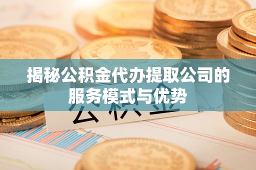 暖暖揭秘公积金代办提取公司的服务模式与优势