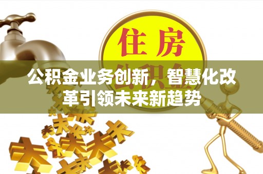 暖暖公积金业务创新，智慧化改革引领未来新趋势