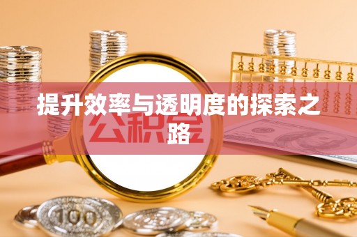暖暖提升效率与透明度的探索之路