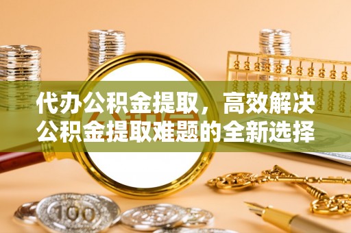 暖暖代办公积金提取，高效解决公积金提取难题的全新选择