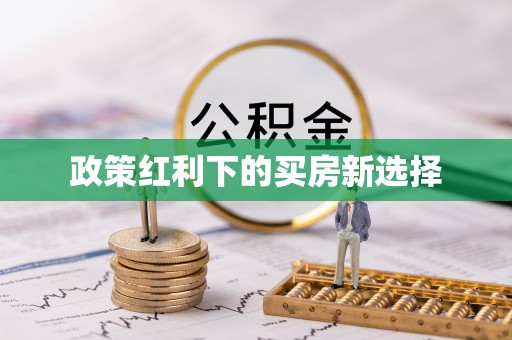 暖暖政策红利下的买房新选择