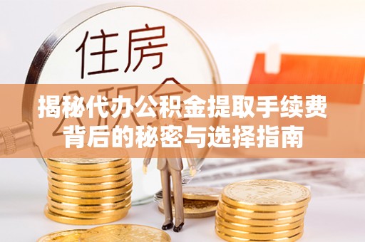 暖暖揭秘代办公积金提取手续费背后的秘密与选择指南