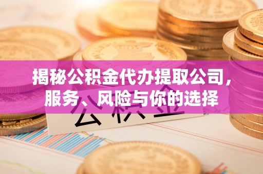 暖暖揭秘公积金代办提取公司，服务、风险与你的选择