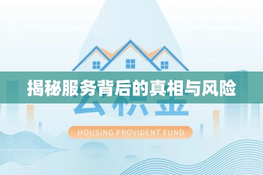 暖暖揭秘服务背后的真相与风险