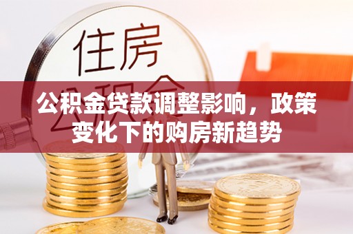 暖暖公积金贷款调整影响，政策变化下的购房新趋势