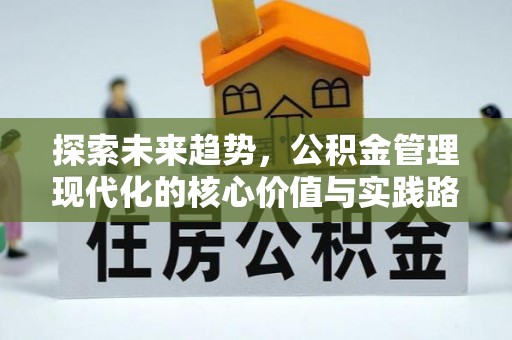 暖暖探索未来趋势，公积金管理现代化的核心价值与实践路径