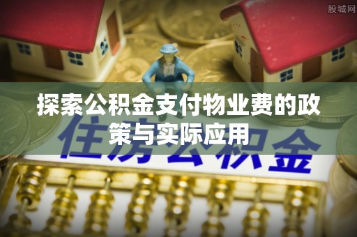 暖暖探索公积金支付物业费的政策与实际应用