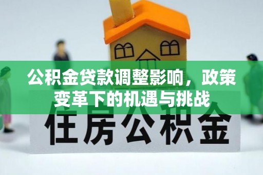 暖暖公积金贷款调整影响，政策变革下的机遇与挑战