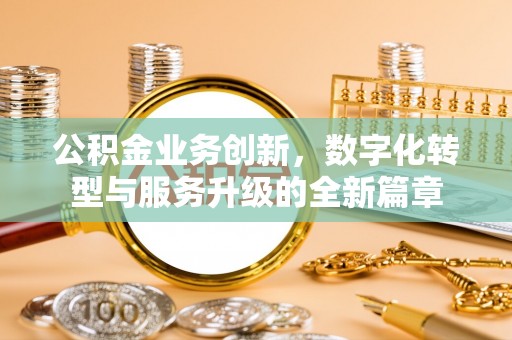 暖暖公积金业务创新，数字化转型与服务升级的全新篇章