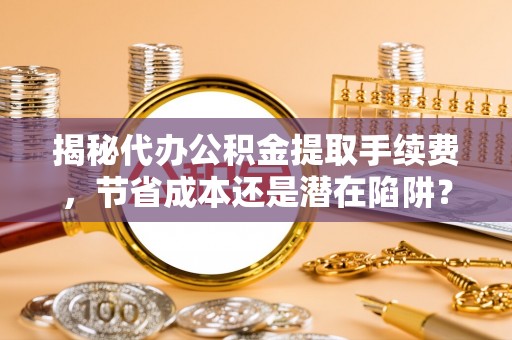 暖暖揭秘代办公积金提取手续费，节省成本还是潜在陷阱？
