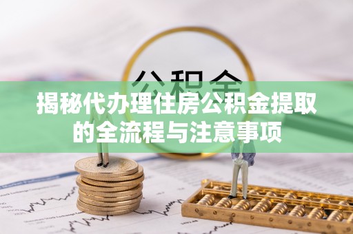 暖暖揭秘代办理住房公积金提取的全流程与注意事项