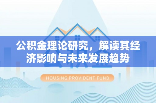 暖暖公积金理论研究，解读其经济影响与未来发展趋势