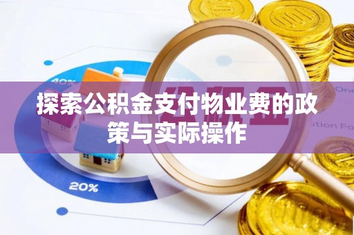 暖暖探索公积金支付物业费的政策与实际操作