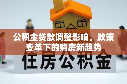 暖暖公积金贷款调整影响，政策变革下的购房新趋势