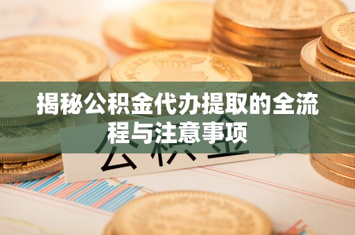 暖暖揭秘公积金代办提取的全流程与注意事项