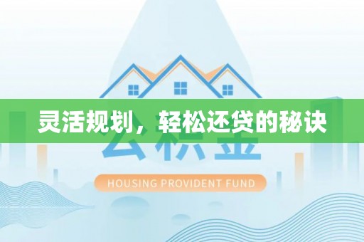 暖暖灵活规划，轻松还贷的秘诀