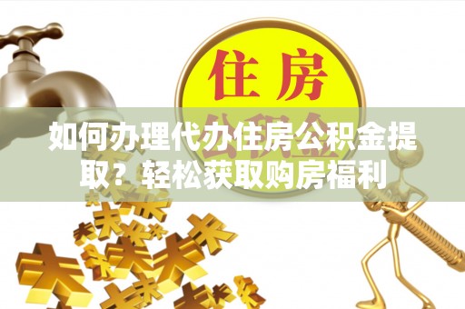 暖暖如何办理代办住房公积金提取？轻松获取购房福利