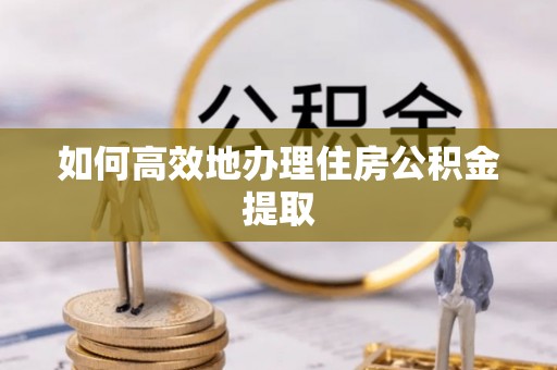 暖暖如何高效地办理住房公积金提取