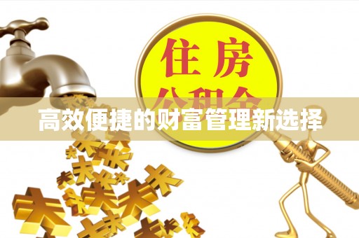 暖暖高效便捷的财富管理新选择